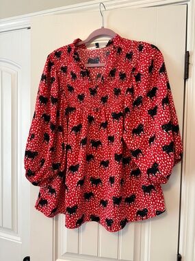 Michelle McDowell Red & Black UGA shirt